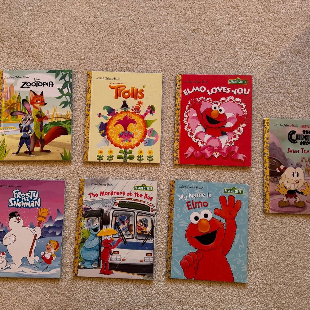 Set of 7 Little Golden Books – Assorted
